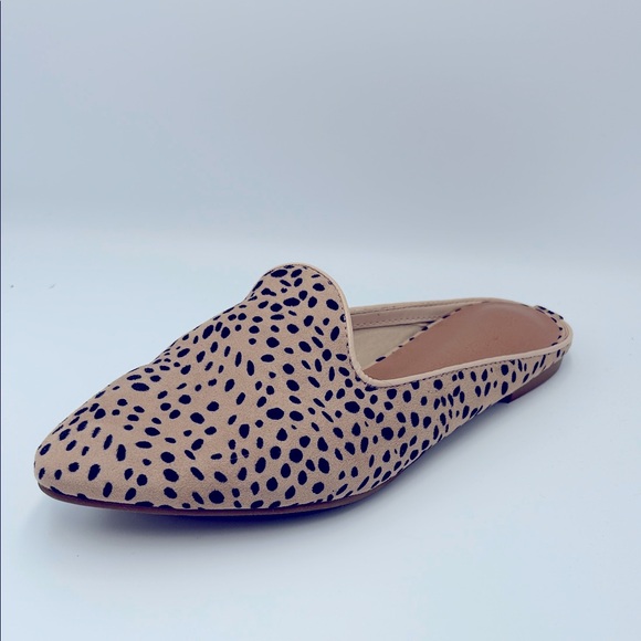 Universal Thread Leopard Print Pointed Toe Slip On Mules NWOT 10 - Picture 1 of 6